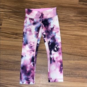 Lululemon wunder under crop - pixie bloom
